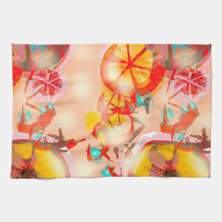 Delicious peach orange marmalade kitchen towel