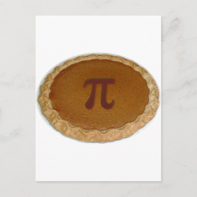 Delicious Pi Postcard (Front)