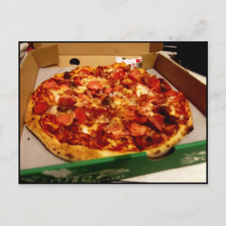 Delicious Pizza Postcard