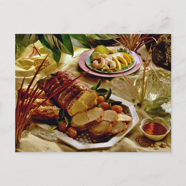 Delicious Pork roast Postcard (Front)