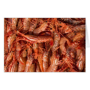 Delicious Prawns Card