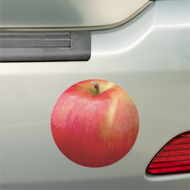 DELICIOUS RED APPLES CAR MAGNET (In Situ)