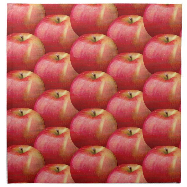 DELICIOUS RED APPLES CLOTH NAPKIN (Front)