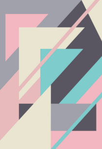 retro geometric posters photo