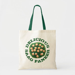 Delicious Saag Paneer Vegetarian Indian Cuisine Tote Bag