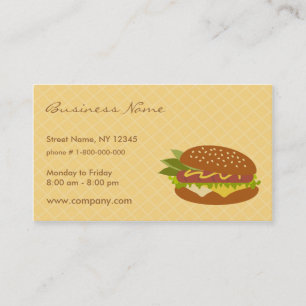 Delicious Sandwich Business Card