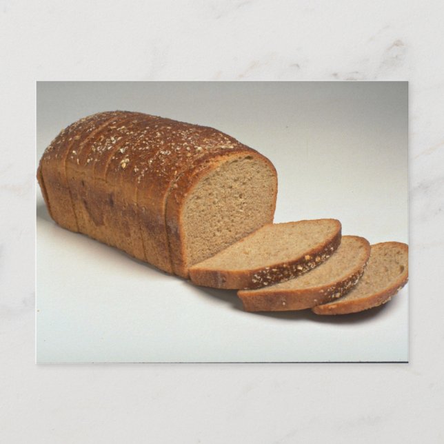 Delicious Sliced wheat bread Postcard (Front)