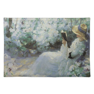 Delicious Solitude by Frank Bramley, Vintage Art Cloth Placemat