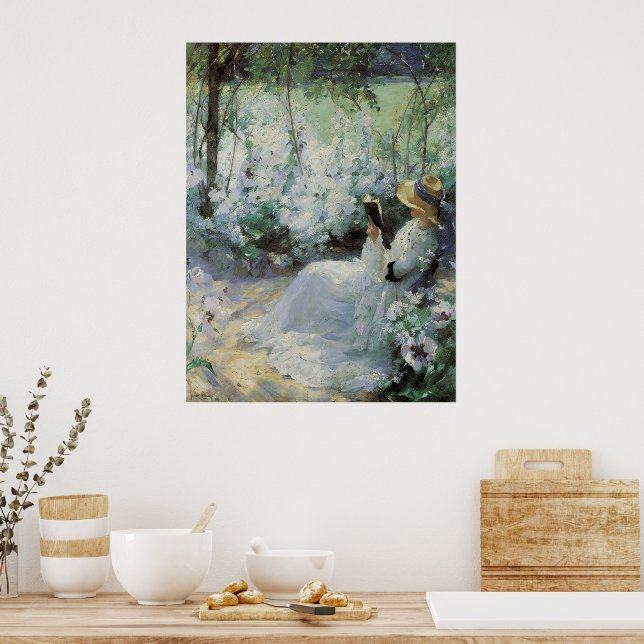 Delicious Solitude by Frank Bramley, Vintage Art Poster (Kitchen)