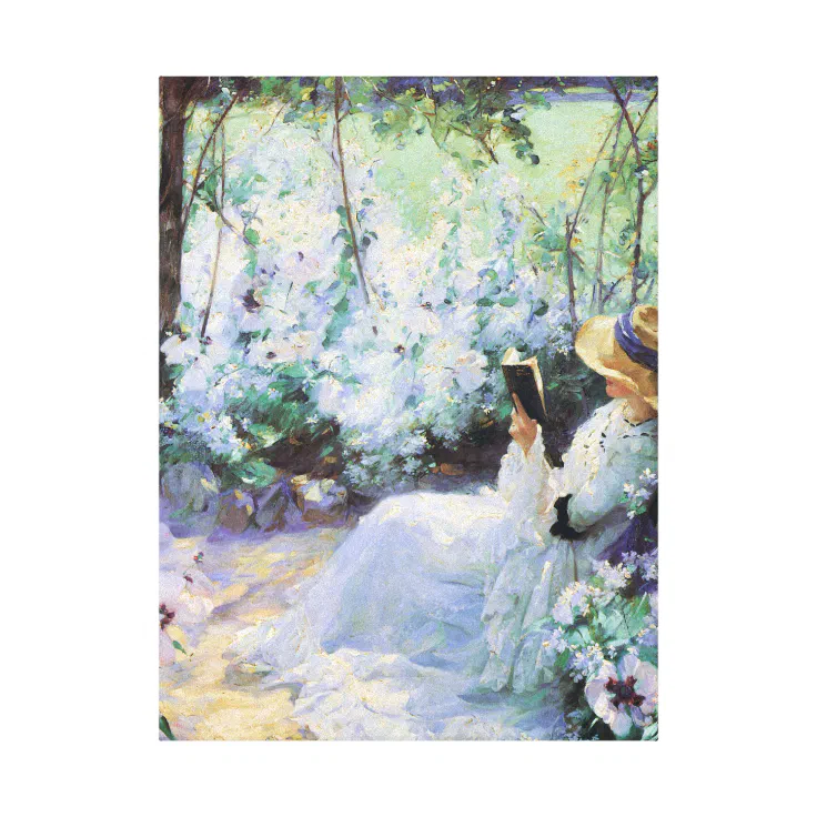 Delicious Solitude Frank Bramley Fine Art Canvas Print | Zazzle