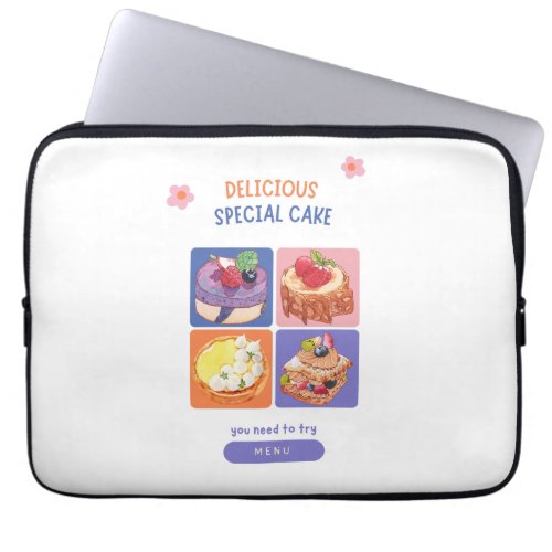 Delicious Special Cake  Laptop Sleeve