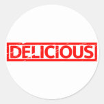 Delicious Stamp Classic Round Sticker