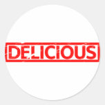 Delicious Stamp Classic Round Sticker