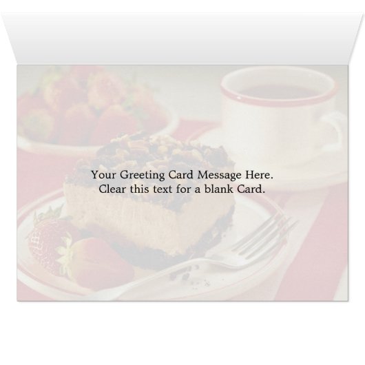 Delicious Strawberries and cake (Inside Horizontal (Bottom))