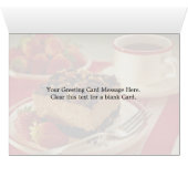 Delicious Strawberries and cake Cards (Inside Horizontal (Bottom))