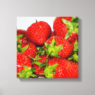 Delicious Strawberries Canvas Print