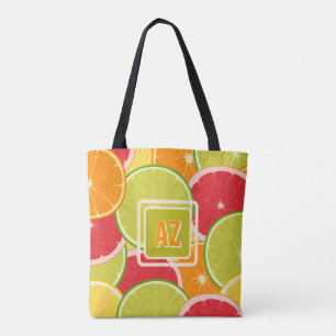 Delicious Sweet Citrus Happy Colorful Tote Bag