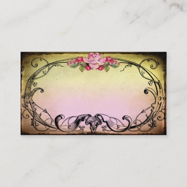 DeLiCiouS SWeeT ViNTaGe STyLe BuSiNeSS CaRD (Front)