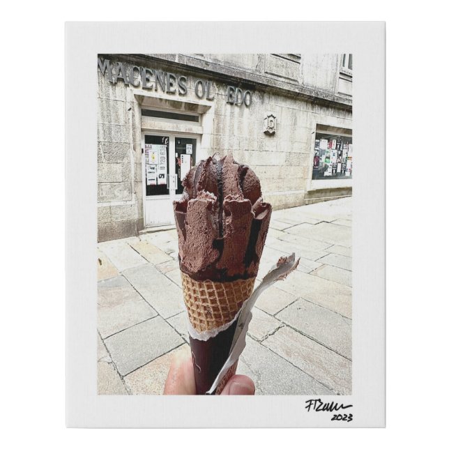 Delicious Temptation Faux Canvas Print (Front)