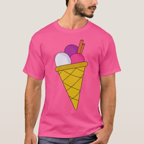 Delicious threeball ice cream T_Shirt