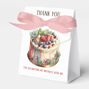 Delicious Treat Birthday Paper Favor Box