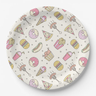 Delicious Treats Paper Plates