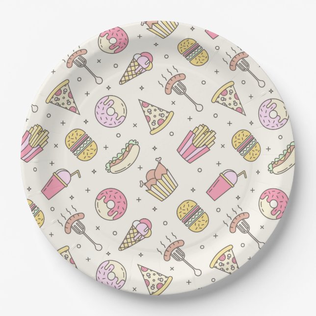 Delicious Treats Paper Plates (Front)