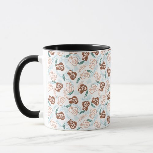 Delicious Wheat Bread Toast Pattern Mug