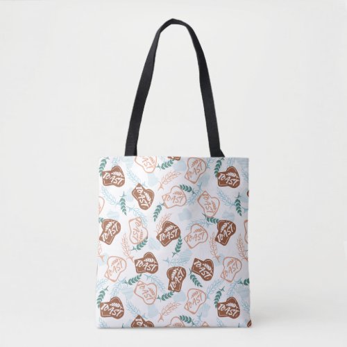 Delicious Wheat Bread Toast Pattern Tote Bag