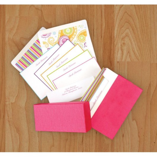 Deliciously Colorful Stationery Gift Box (Front)