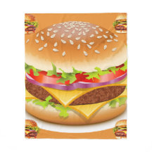 Deliciously Cozy Burger Blanket - Perfect Gift