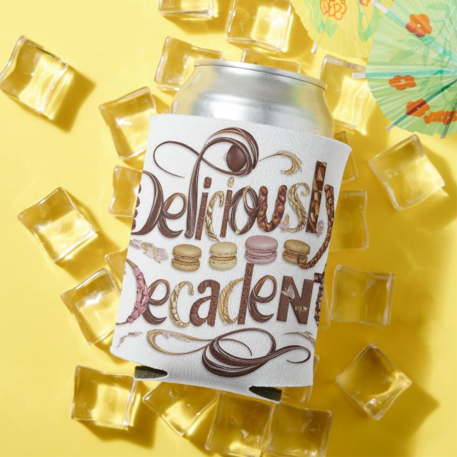 Deliciously Decadent Cakes & Chocolate Design Can Cooler (In Situ Summer)