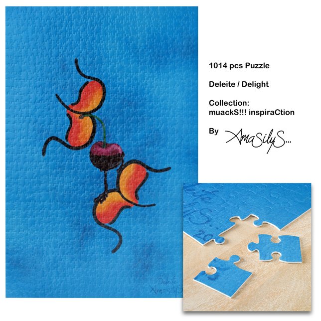 Delight muackS!!! - AmaSilyS - 1014 pcs Art Jigsaw Puzzle (Have fun putting together this delicious puzzle!)