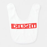 Delight Stamp Baby Bib