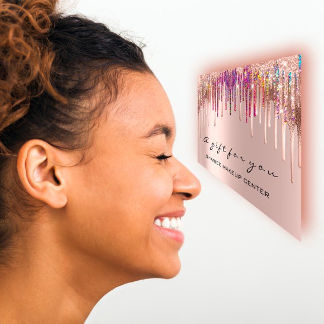 Delight Your Clients with $100 Gift Certificate (Delight Your Clients Gift Certificate Drips Spark Rose FlorenceK Studio )