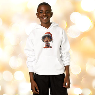 Delighted Baby Christmas Elf Boy's Hoodie