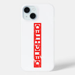 Delighted Stamp iPhone 15 Case