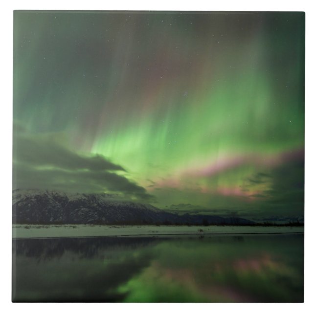 Delightful Aurora Ceramic Tile (Front)