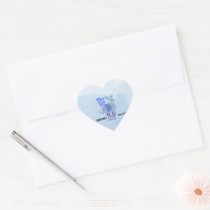 Delightful Baby Shower Decor: Oh Boy! and Oh Baby! Heart Sticker