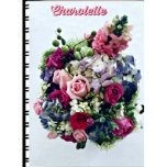 Delightful Bouquet Password & Web Address Book<br><div class="desc">Our password and web address book is a convenient 4"X6". It is wire-bound, allowing it to lay flat when in use. The covers are laminated for maximum durability. All of the pages are printed on sturdy 110# card stock. There are 23 alpha sections. Each section has 12 spaces for web...</div>