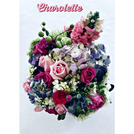 Delightful Bouquet Password & Web Address Book (Front)