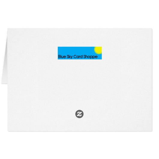 Delightful Butterfly Greeting Card (Back Horizontal)