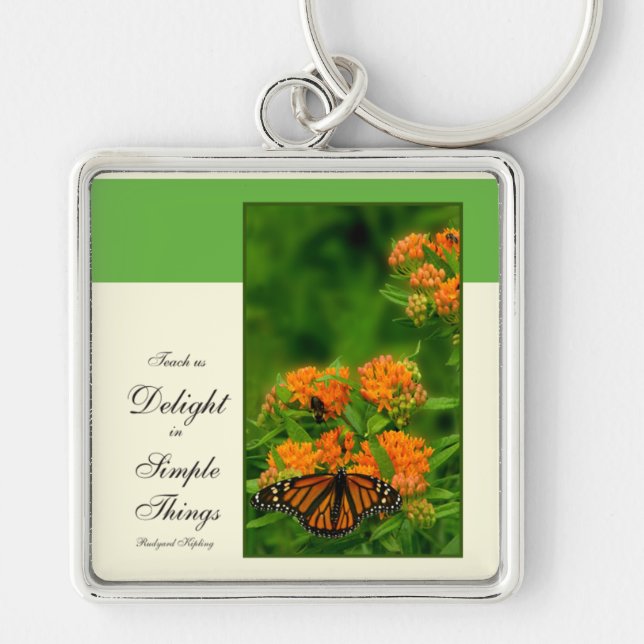 Delightful Butterfly Keychain (Front)