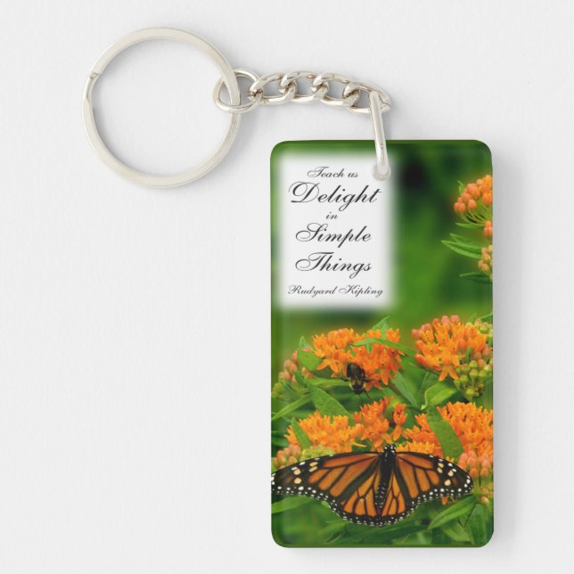 Delightful Butterfly Keychain (Front)