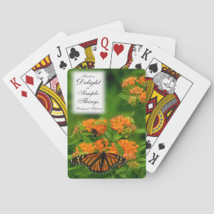 Delightful Butterfly Poker Cards