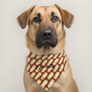 Delightful Cannoli Dessert Pet Bandana Collar