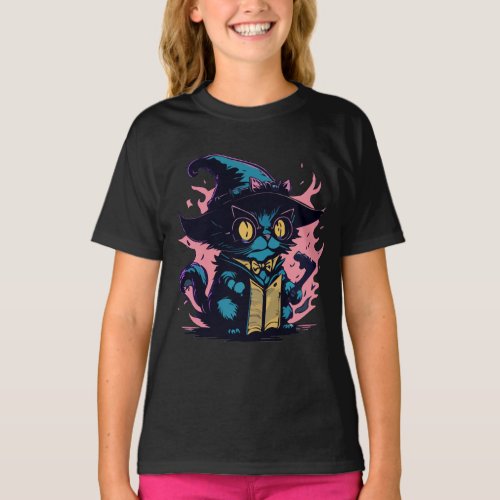 Delightful Cat Mage T_Shirt
