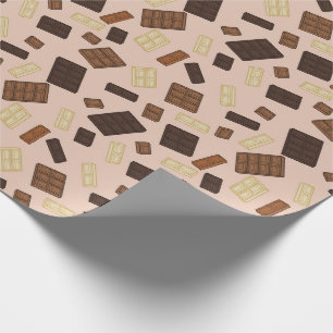 Delightful Chocolate Bars Wrapping Paper