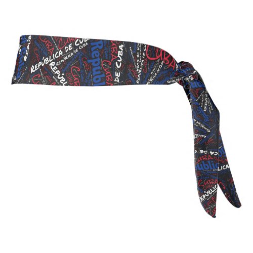 Delightful Cuba Patriotic Tie Headband