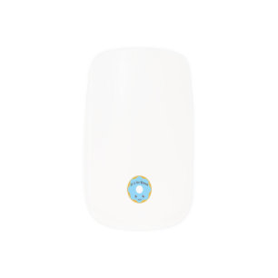 Delightful D is for Donut Minx Nail Art